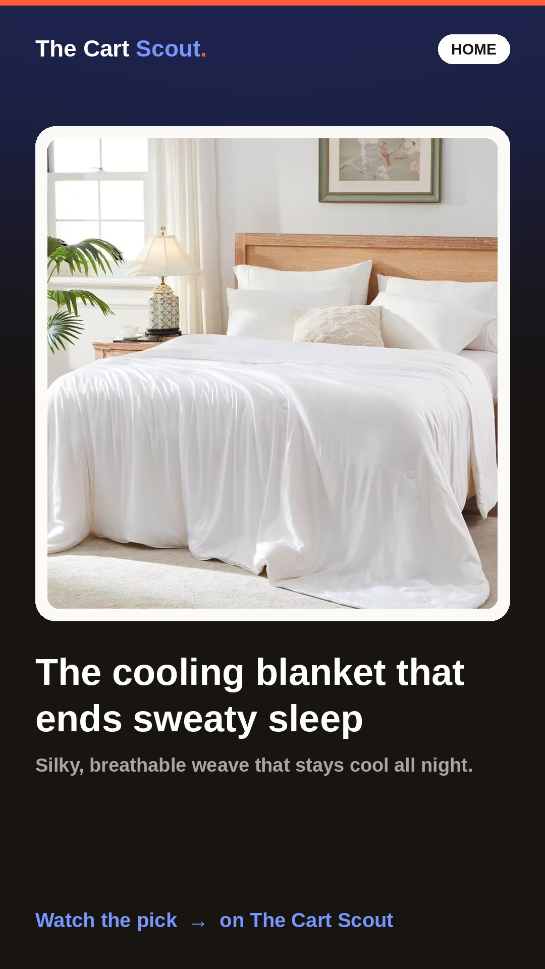 Cooling Summer Blanket