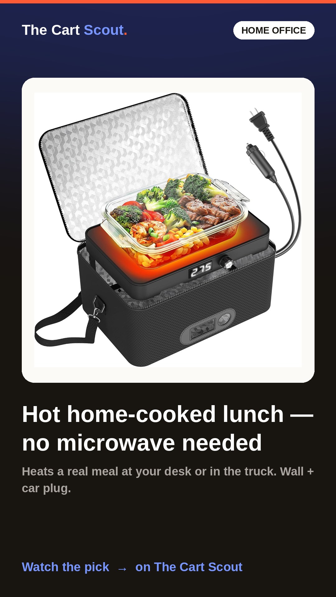 Portable Electric Heated Lunch Box