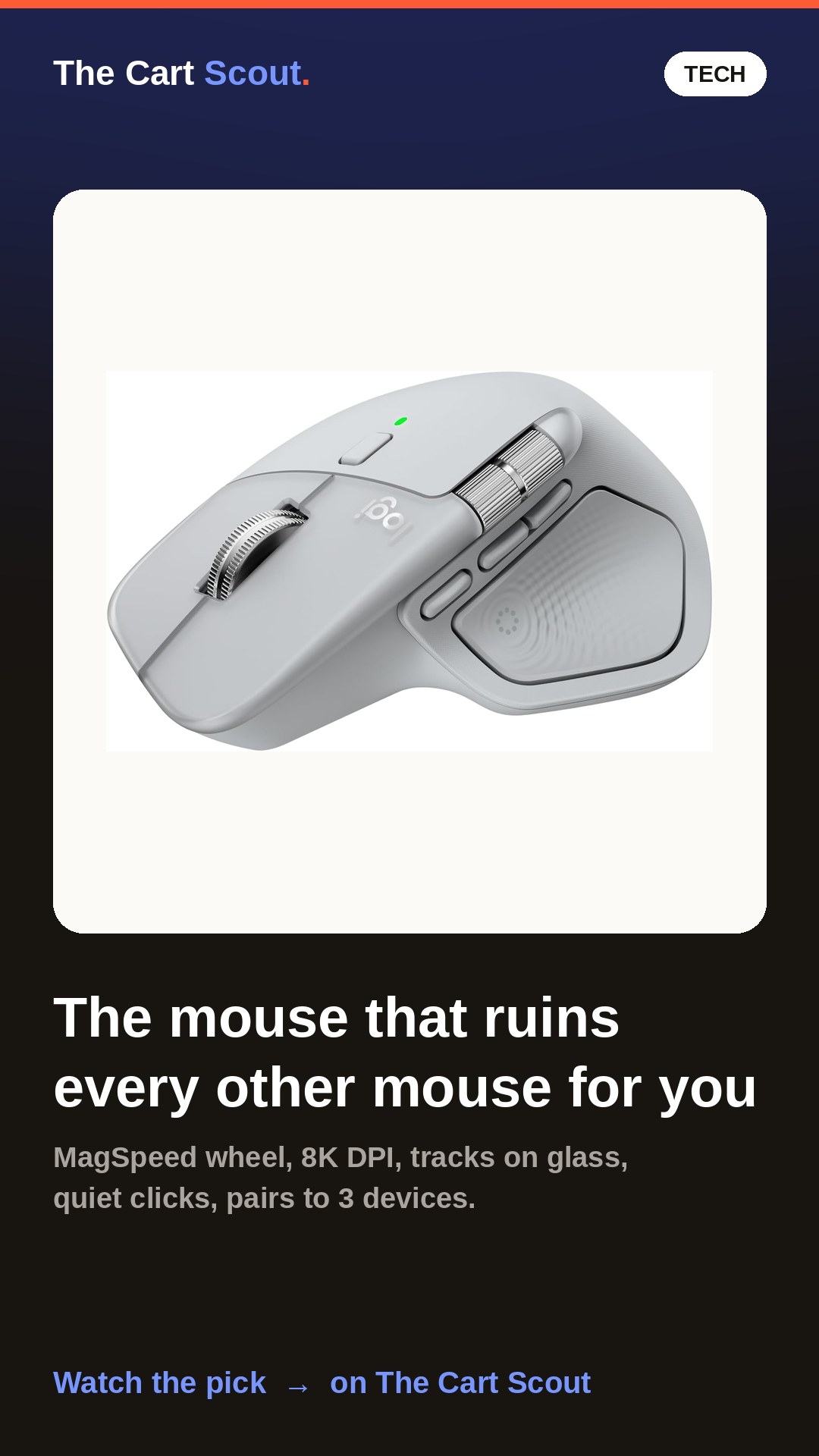 Logitech MX Master 3S Wireless Mouse