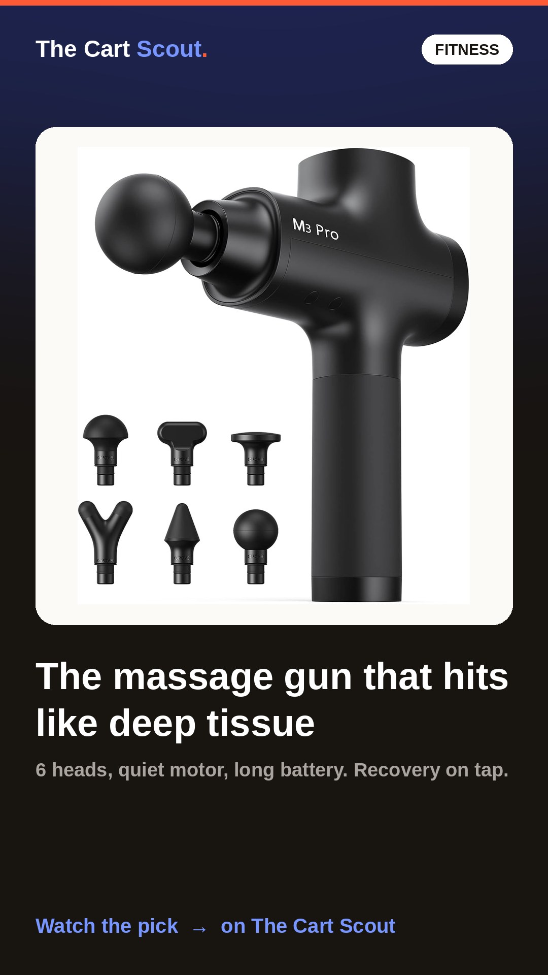 OPOVE M3 Pro Massage Gun
