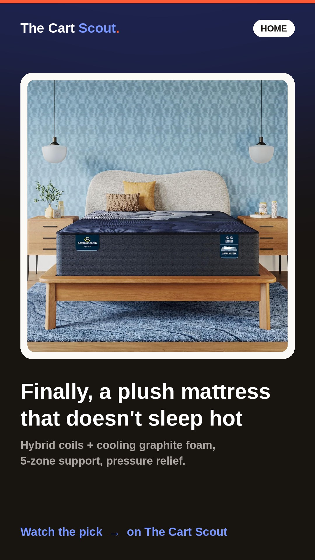 Serta Perfect Sleeper X Prescott Plush Hybrid Mattress