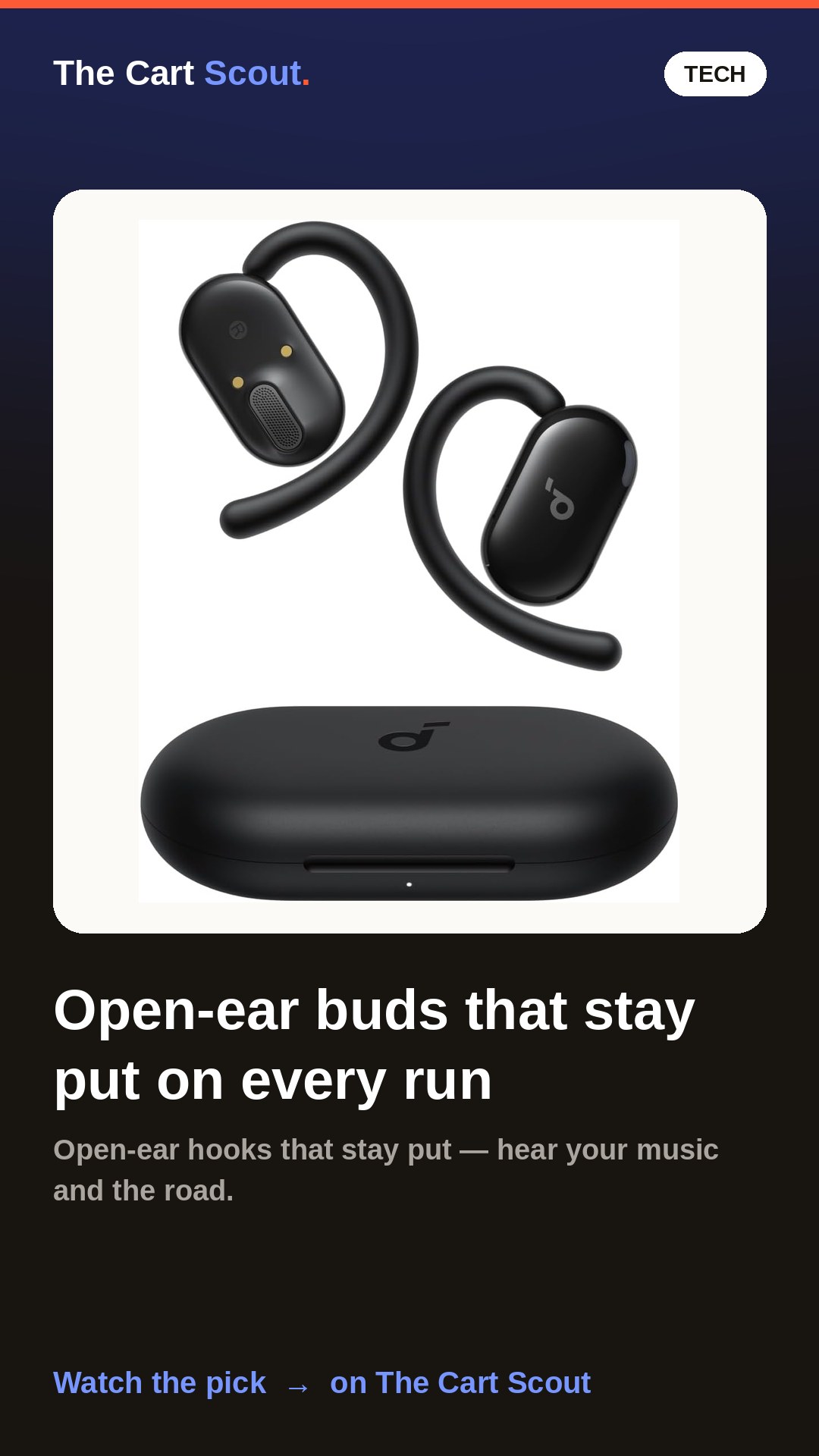 Soundcore by Anker Open-Ear Earbuds