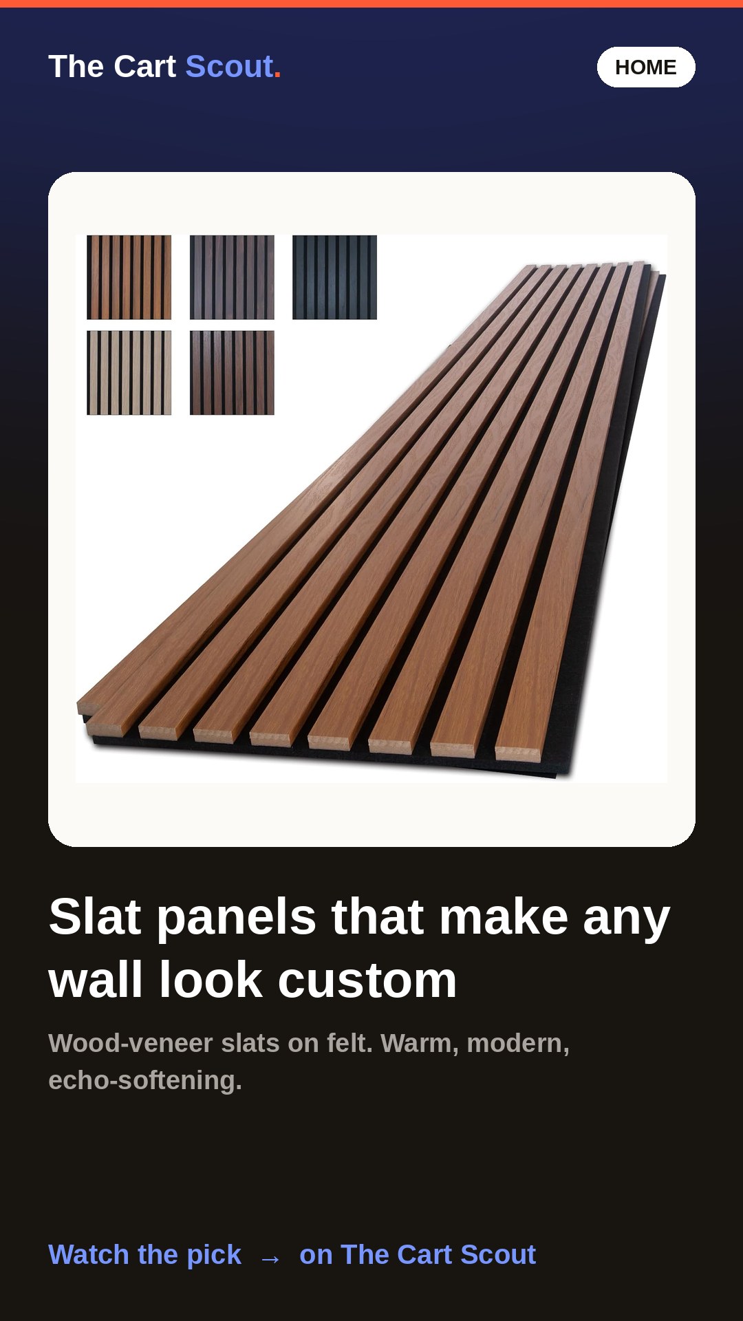 Acoustic Wood Slat Wall Panels